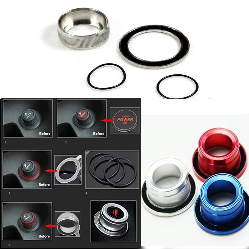 Rete автомобильный переключатель зажигания украшение ключ протектор с