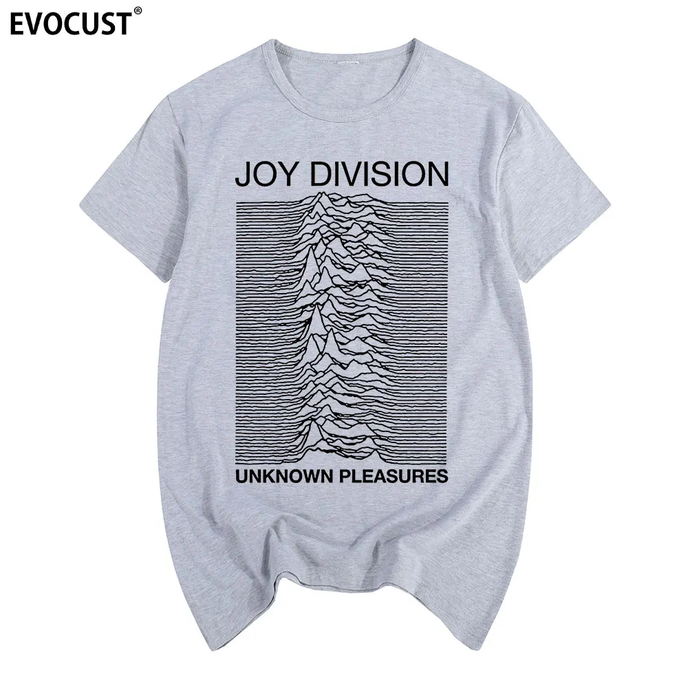 Футболка Joy Division Unknown pleasures в стиле панк-рок для мужчин и женщин хлопок модная
