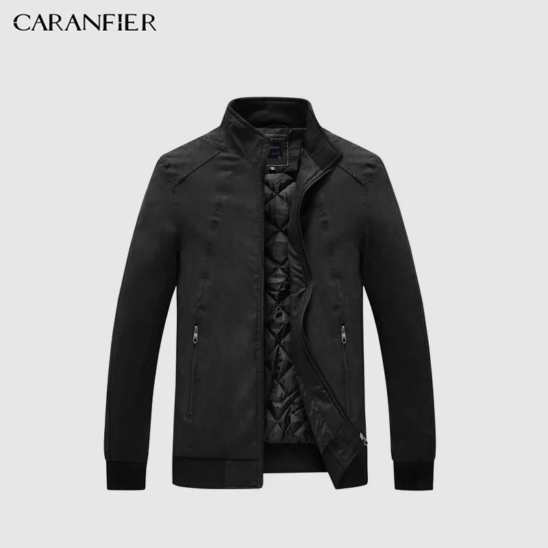 Мужские куртки с отложным воротником CARANFIER Design Jaqueta Masculino модные вельветовые