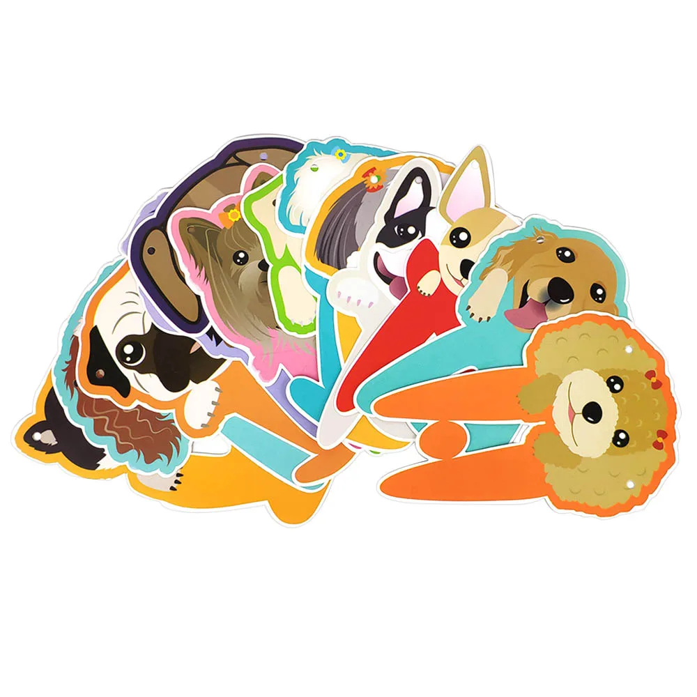 Декоративная собачка баннер овсянка гирлянда ПЭТ вечерние Декор флажок на день