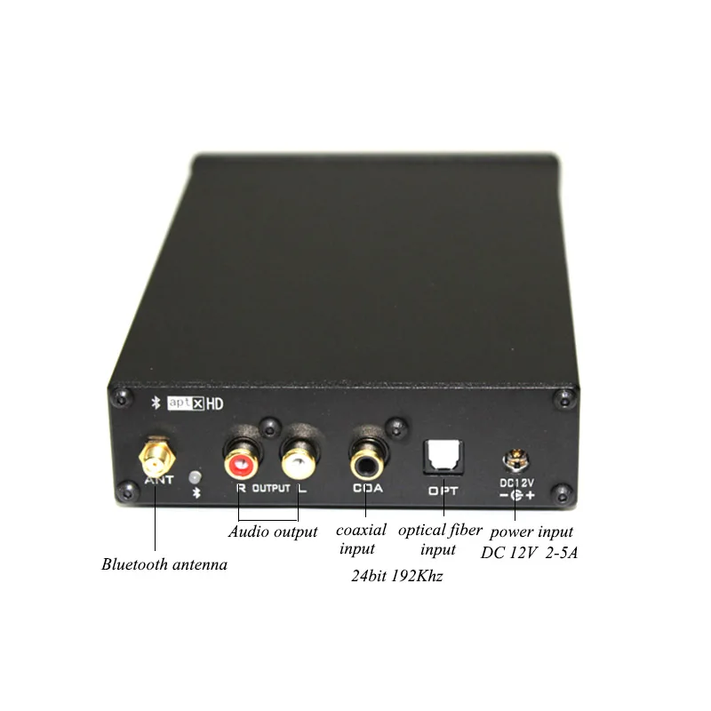 12AU7 трубка CSR8675 Bluetooth 5,0 ES9018 DAC декодер для автомобиля волокна коаксиальный вход поддержка 24bit 196 кгц для 8-300ohm T0688