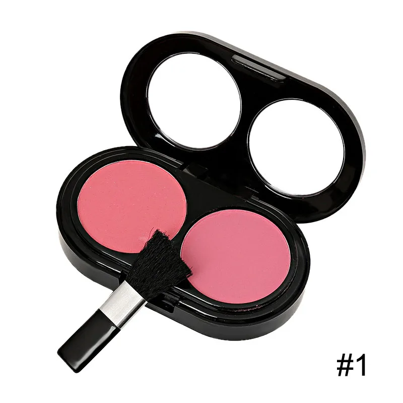 Бренд Макияж румяна пудра 6 цветов прессованная основа для лица макияж с кистью