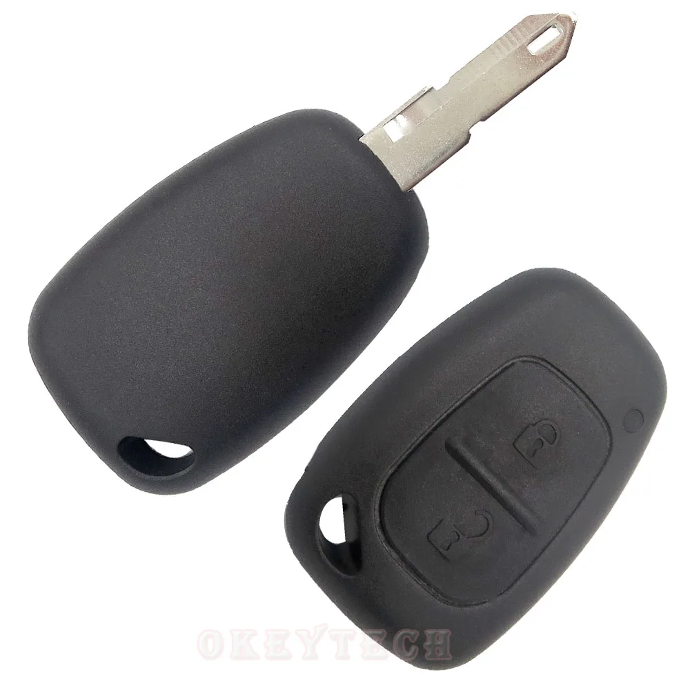 Okeytech 2 кнопки 2015 Новый 206 дистанционный ключ для Renault Vauxhall Traffic Master Vivaro Movano Kangoo ID46