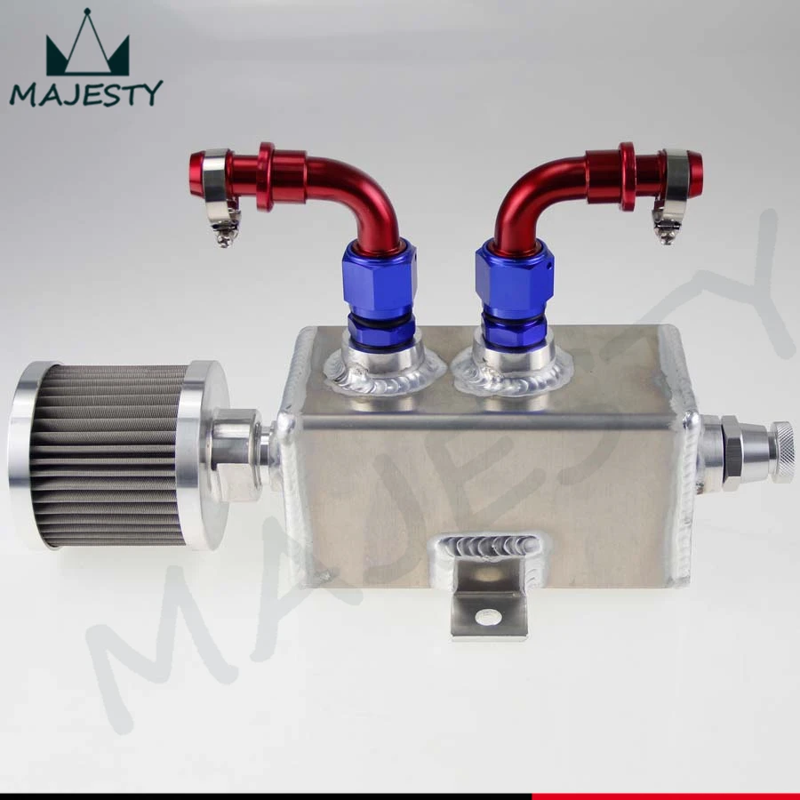 Алюминиевый маслоотвод 1 л бак для отпуска масла литр впускной клапан фильтра +