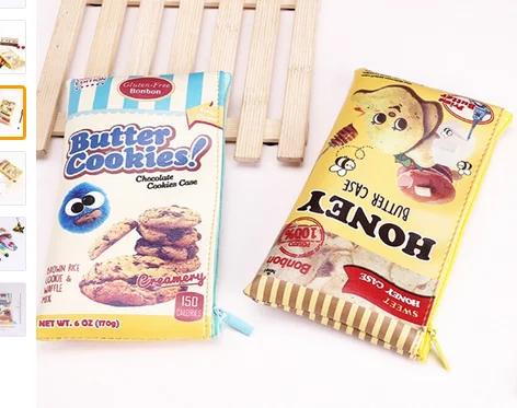 Большой Вместительный милый Kawaii вместительный пенал из искусственной кожи