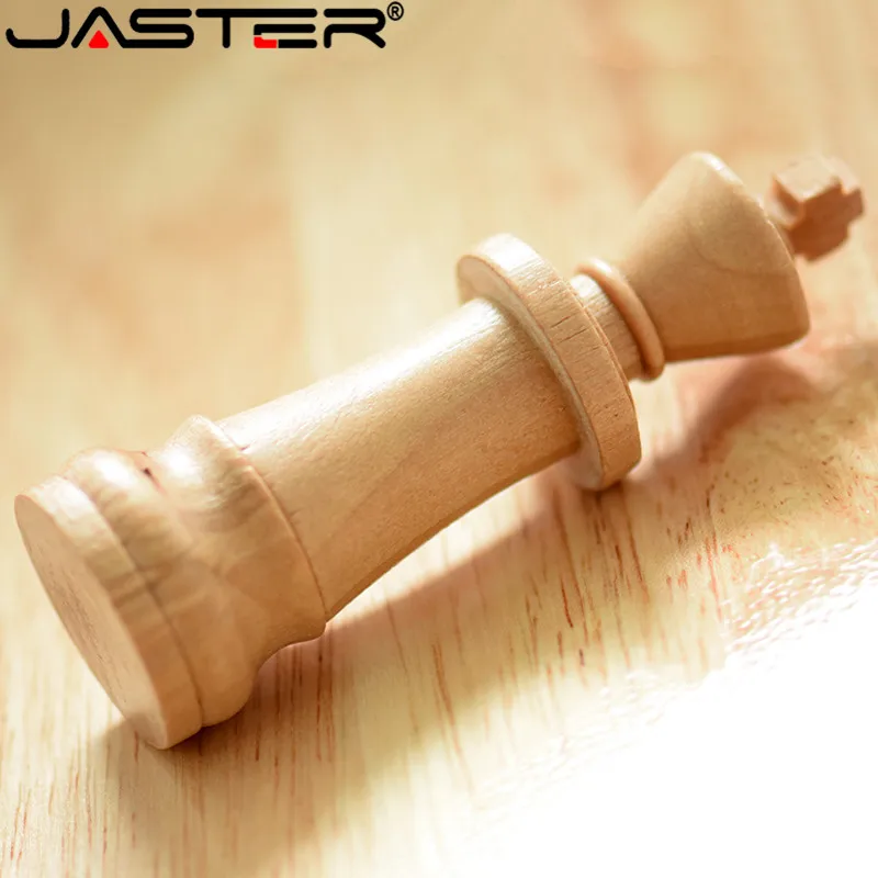 JASTER натуральный деревянный международный шахматный usb2.0 флеш-накопитель 4 ГБ 8 ГБ 16 ГБ 32 ГБ 64 ГБ модный подарок