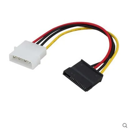 Адаптер питания для жесткого диска ATA SATA 4 Pin IDE на 15 Pin|ata sata|adapter cable15 pin |