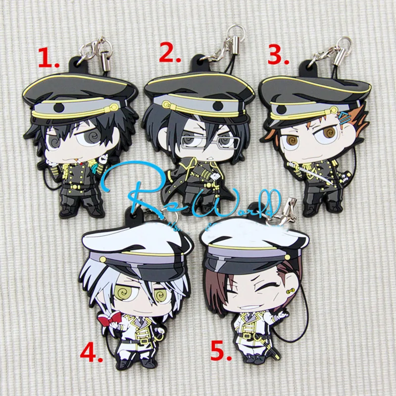 1 шт. аниме брелок Psycho-Pass Shinya Kogami Tsunemori Ginoza Nobuchika Kagari Shu резиновые подвесные брелоки