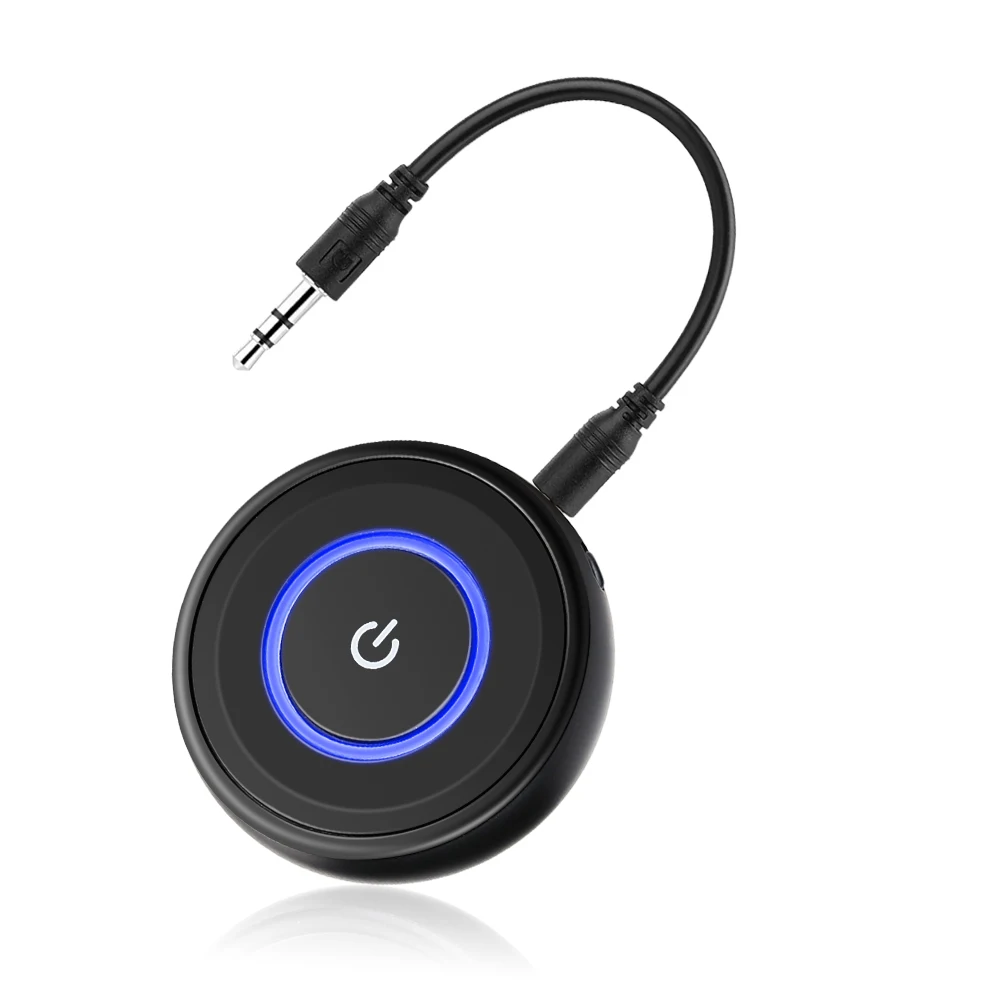2-в-1 Bluetooth передатчик и приемник Беспроводной аудио адаптер Поддержка APTX для дома/стерео Системы w/3,5 мм& RCA кабель