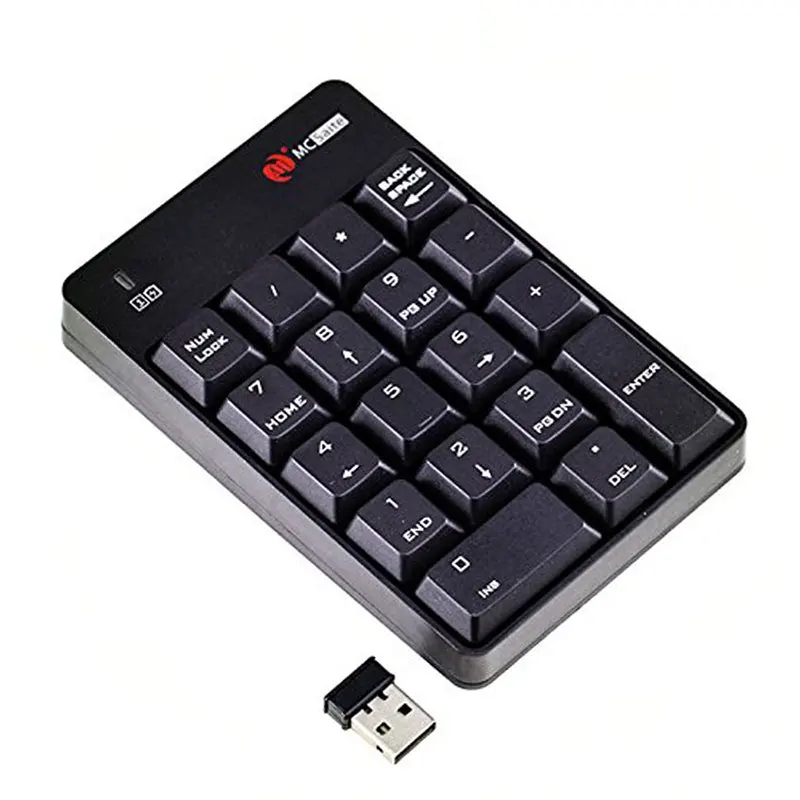 2.4 г USB цифровую клавишу PAD Беспроводной номер Pad 18 клавиш мини di G итал Клавиатура