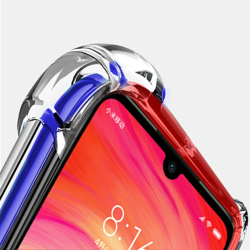 Shockproof Silicone Clear TPU Soft Case Redmi Note 7 6 5 Pro Protective for Xiaomi 5Plus 6A 6Pro Mi9 8 SE 6X A1 |