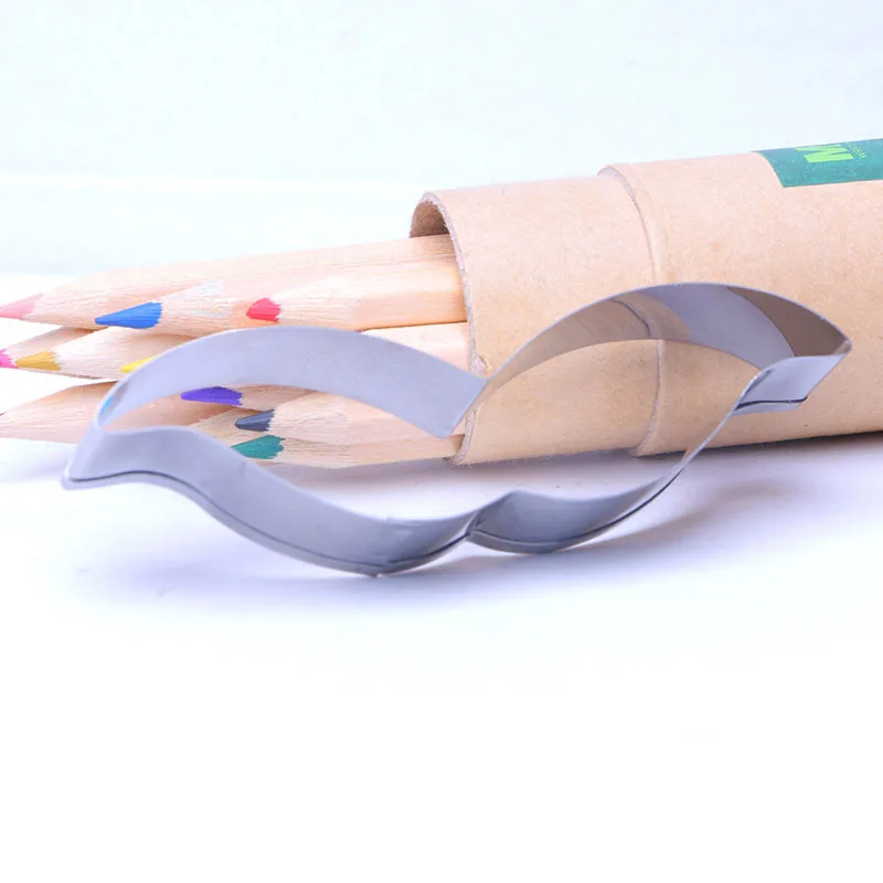 Милые усы борода печенье резак для печенья слайсер из нержавеющей стали форма