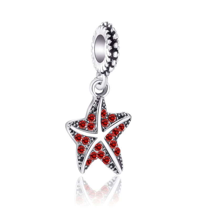 Свежий стиль Хрустальный Звездный дом стрелы цветок крест сердце Микки бусины