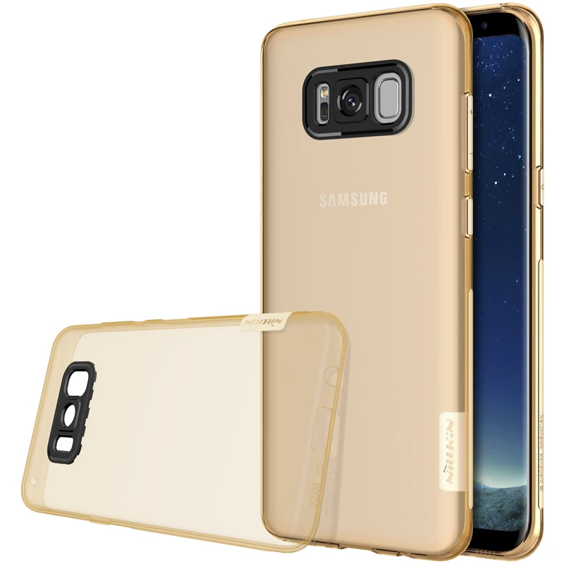 Силиконовый чехол Nillkin для Samsung Galaxy S8 Plus прозрачные мягкие чехлы из ТПУ задняя