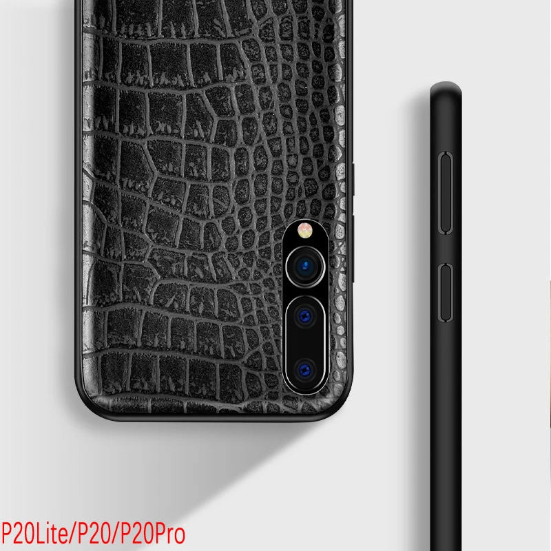 Luxury PU Crocodile Leather Case for Huawei P20 Lite P30 Croco Pattern Soft Hard Full Back Cover Pro |
