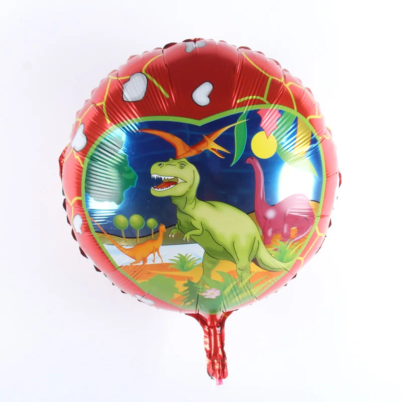 18inch ballon x 1pcs 20 шт мотив динозавра бумажная салфетка одноразовая салфетка Беби Шауэр детский Декор для вечеринки в честь Дня Рождения бумажное полотенце одноразовая посуда - Цвет: 18inch ballon x 1pcs