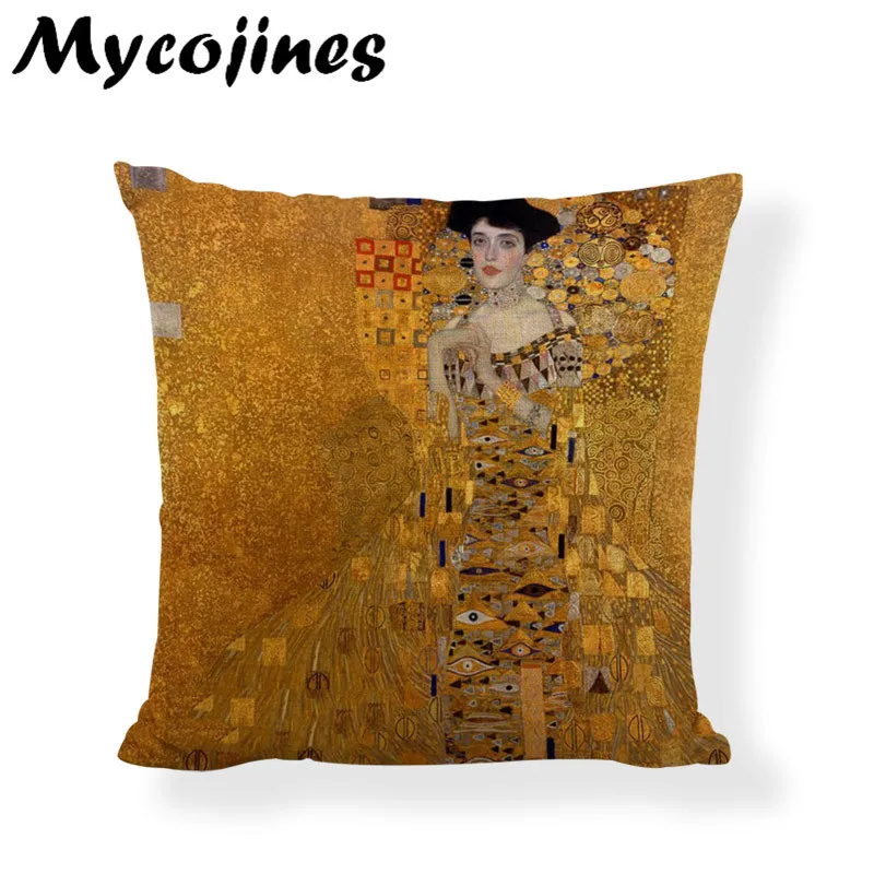 Золотые роскошные декоративные Масляные картины 45x45 см домашние наволочки для