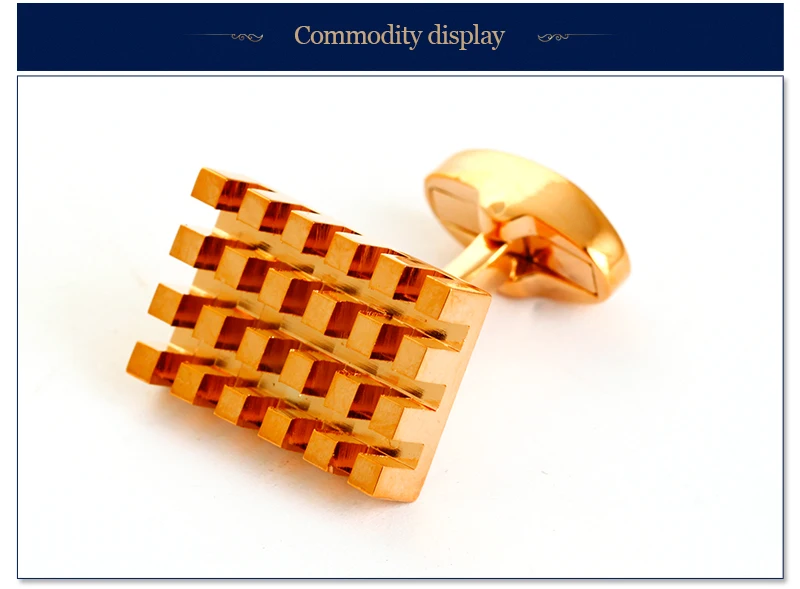 Продвижение специально дизайн запонки для мужской рубашки золотые запонки высокого качества