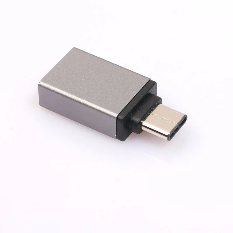 Металлический Тип usb-C "папа" в USB 3,0 Женский конвертер адаптер OTG для Nexus 5X6 P Xiaomi Mi4C Mi4S Mi5 плюс Zuk Z2 OnePlus 3 Тип C