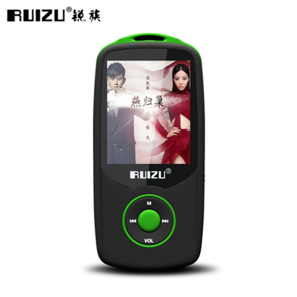 Версия,, RUIZU X06, Bluetooth, MP3, музыкальный плеер с экраном 1,8 дюймов, высокое качество, диктофон, FM радио, walkman