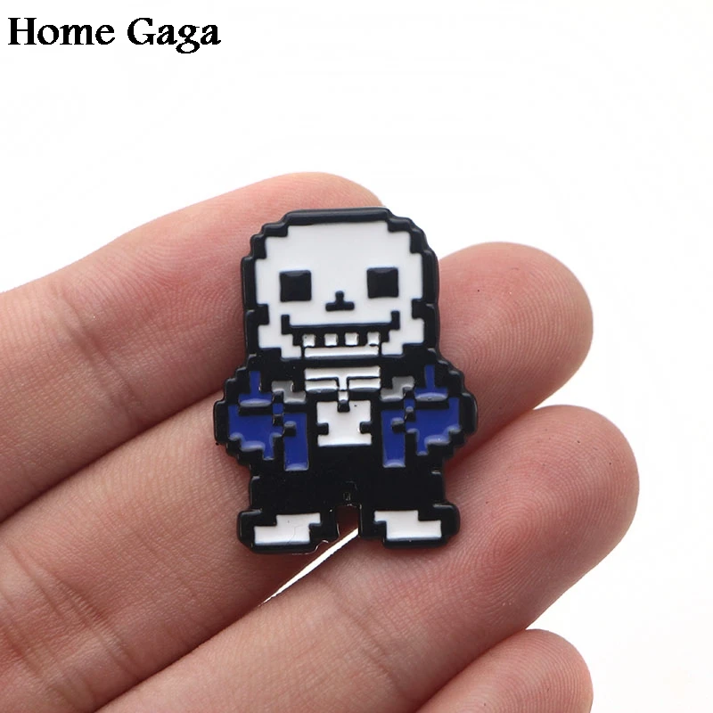 Homegaga Undertale цинковые шпильки para рюкзак pride clothes медаль для сумки рубашка шляпа Значки броши для мужчин и женщин D1657