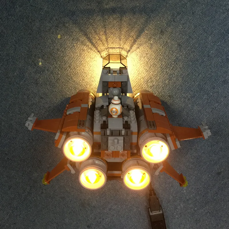 Светодиодный светильник комплект для 75178 и 05111 на джакку Quadjumper (блок дизайнер не
