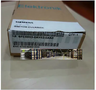 DHL/EMS для оригинального переключателя полосы соотношения 6FC5503-0AY03-0AA0 SNC-570040961500 НОВЫЙ -F4 включен.
