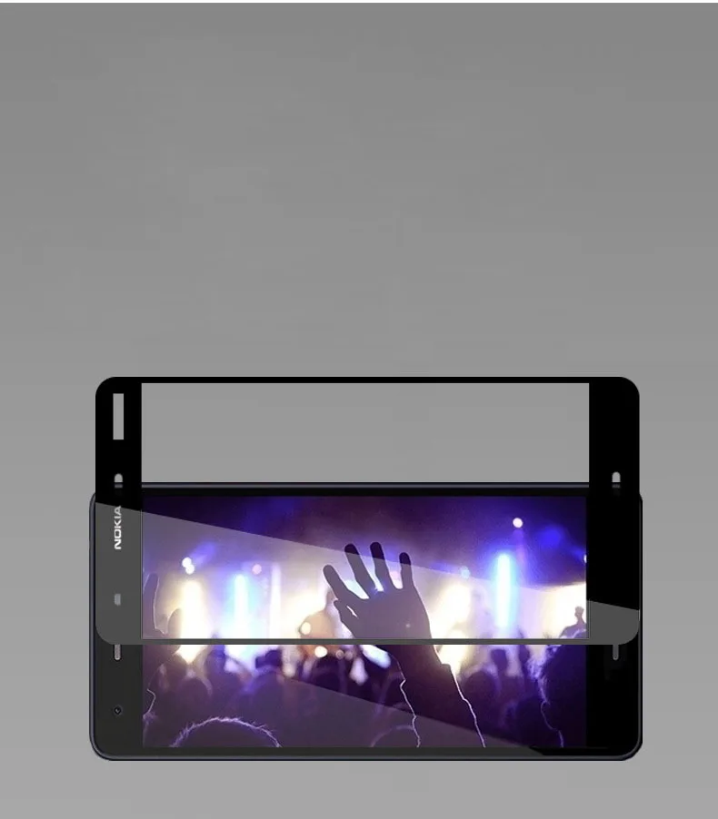 Закаленное стекло с полным покрытием для Nokia 2 2018 защита экрана защитная пленка 1 TA