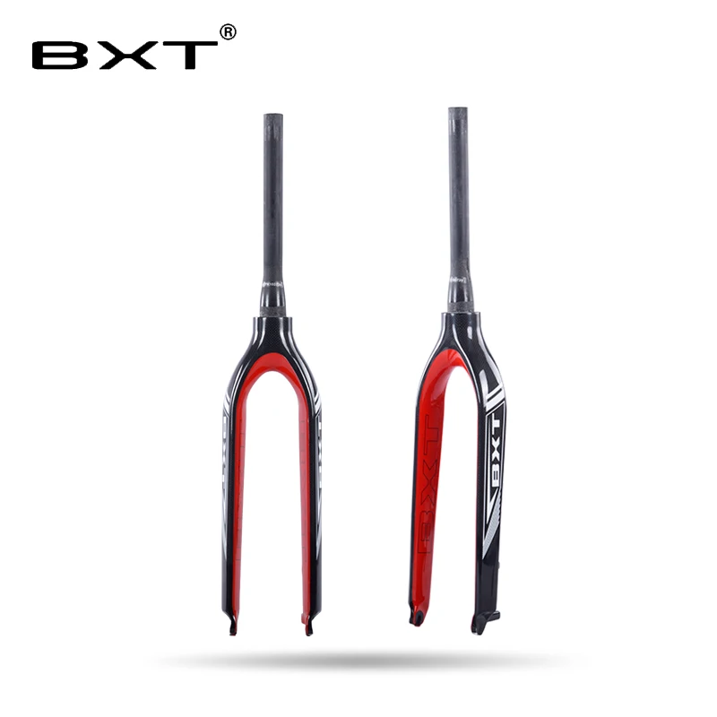 BXT Tapered 29 дюймовый горный велосипед передняя вилка из углеродного волокна MTB
