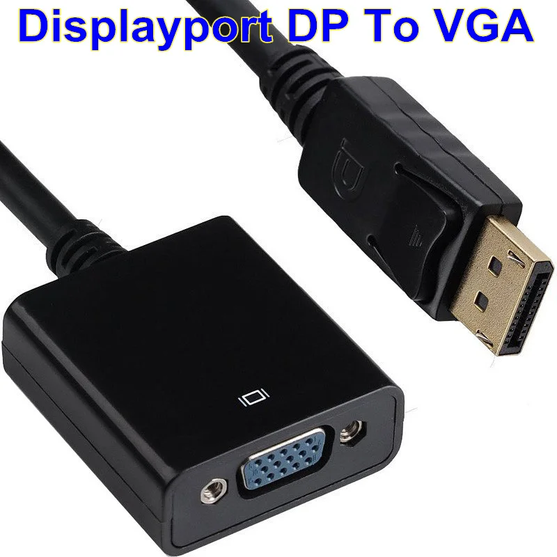 Effelon DP TO VGA кабель 1080 P Позолоченные Стандартный Дисплей порт конвертер адаптер