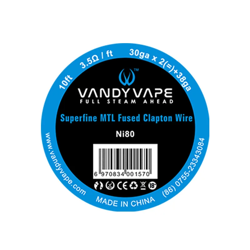 Оригинальный Танк Vandy vape Kylin M RTA с Ni80 сверхтонкой проволокой MTL Fused Clapton VS Vandyvape V2
