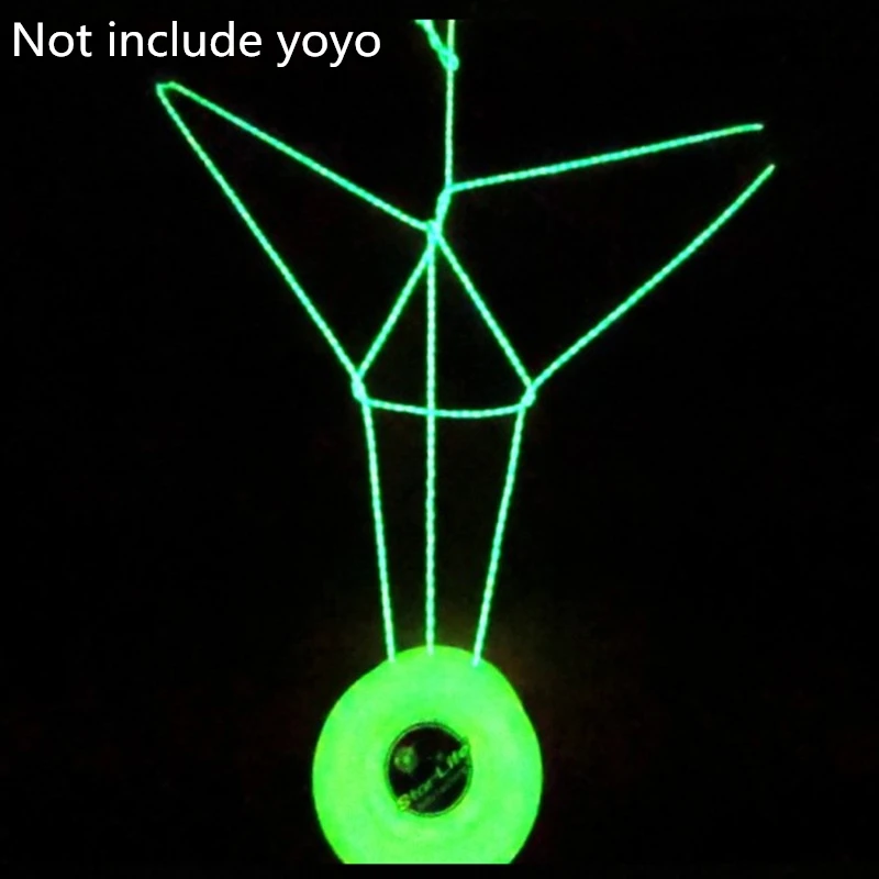 5 PCS  Glowing rope yoyo strings  Light-emitting YOYO ropes  Classic Toys Gift For Kids Children