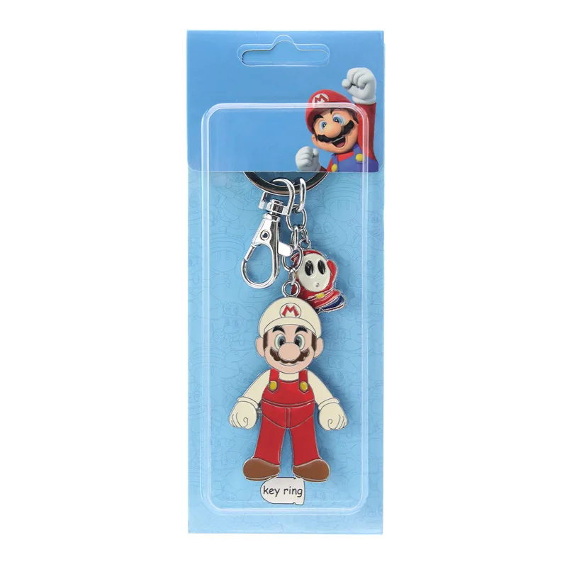 Игра Super Mario Bros Luigi cos брелок Модная Новинка Забавный 5 подвеска красочный металлический брелок для ключей маленькие подарки