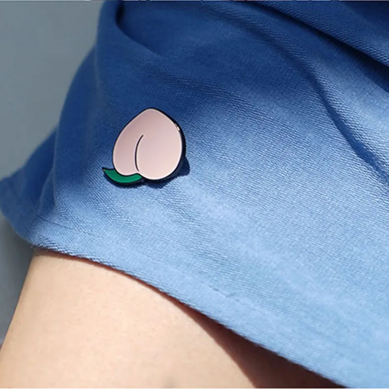 Продажа 1 шт. прекрасный шик сплав авокадо обезьяна персик черника металлический