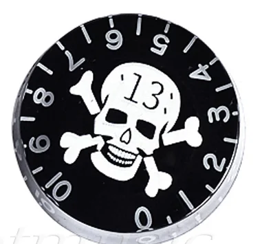 2 шт. черная ручка скорости гитары Белый Череп перекладина для сменный фиксатор