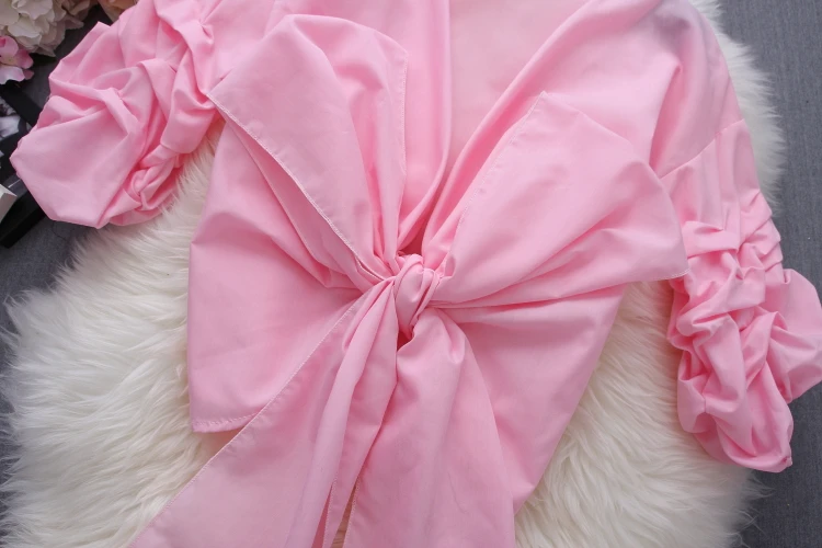 Женская рубашка с V-образным вырезом Alphalmoda Повседневная блузка