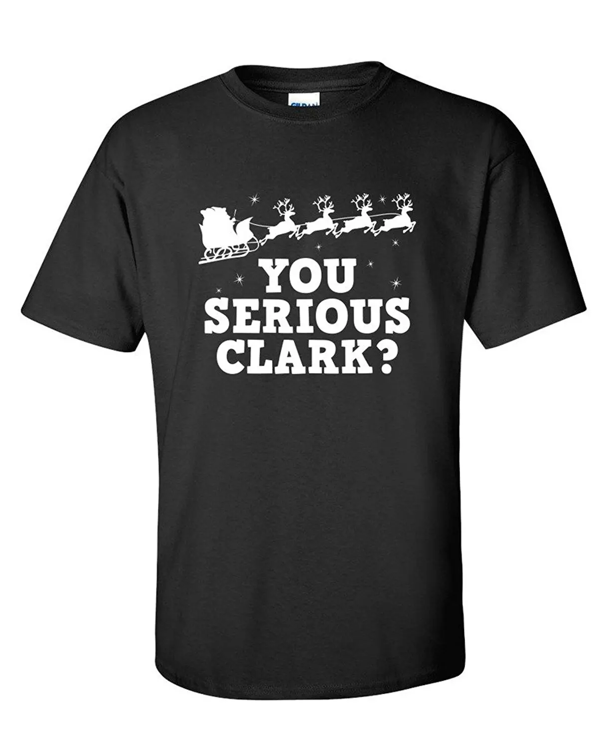 Вы серьезно Кларк? Забавные Новогоднее кино футболка Смешные Прохладный модный