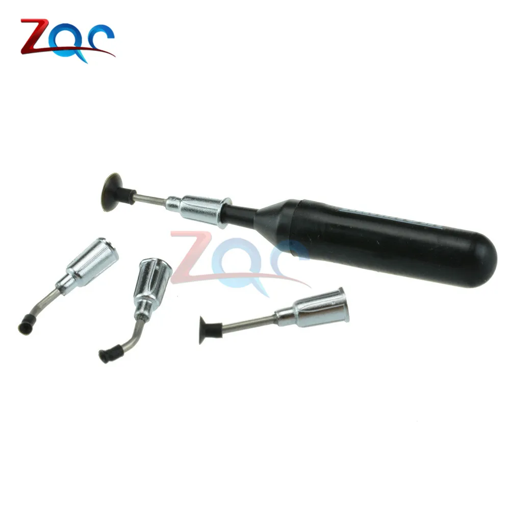 Вакуумная всасывающая ручка SMD IC ручной инструмент 4 всасывающих головки для