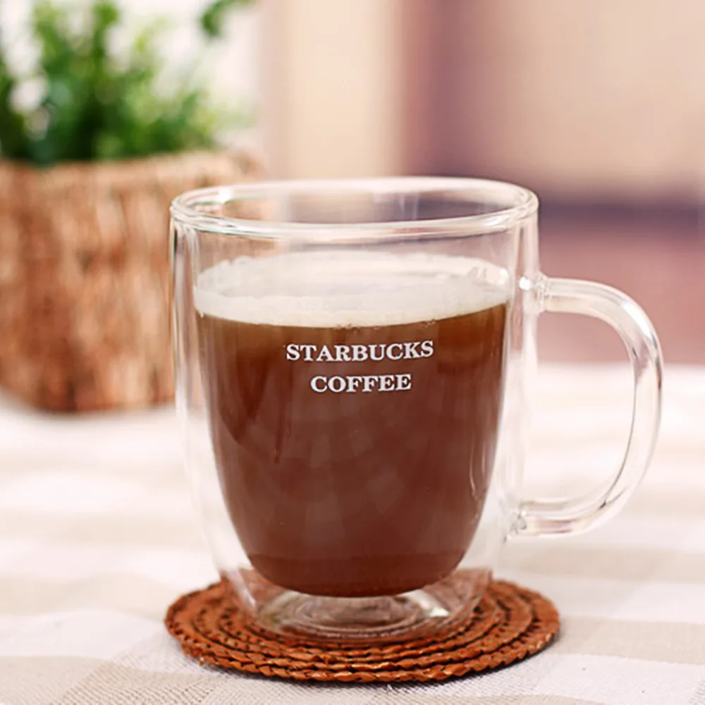 Термостойкие кружки ручной работы 350 мл здоровые кофейные чашки с двойными