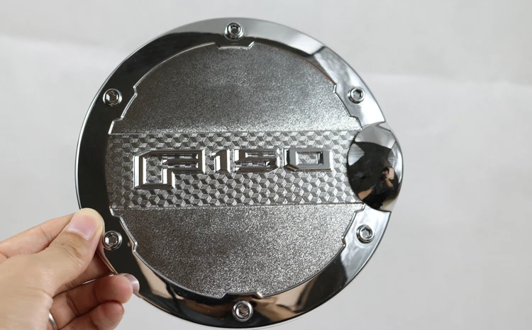 Автомобильный топливный бак крышка обод хромированный ABS для укладки волос аксессуары для формовки для Ford F-150 F150