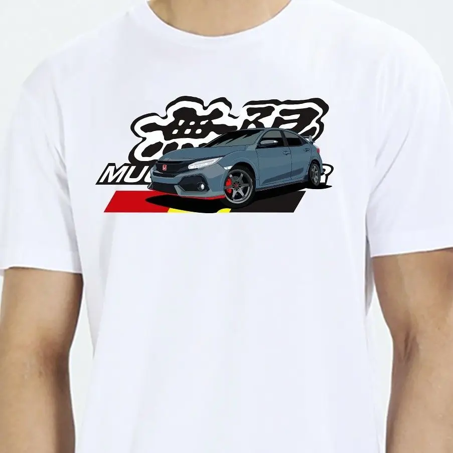

2019 Fashion Summer T-shirt Japanese Classic Legend Car Civic X.mugen Casual Short Sleeve