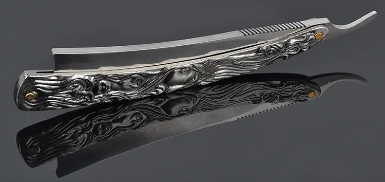 Профессиональная бритва с прямыми краями из нержавеющей стали Парикмахерская