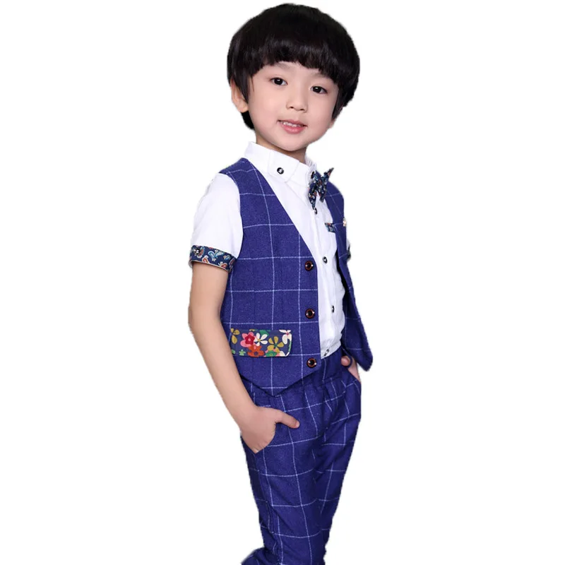 Комплект формальной одежды для мальчиков на день рождения свадьбу платье