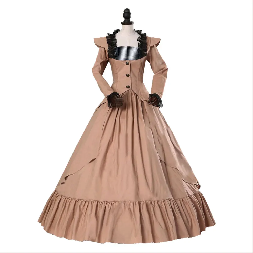 

Medieval Gothic Renaissance Dress Princess Victorian Gothic Party Dress Cosplay Costume 18th Century Dress