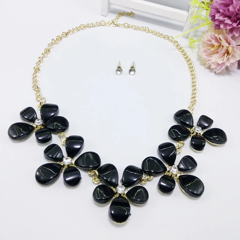 Новая Мода Изящных Ювелирных Изделий Богемия Цветок Кулон Заявление Колье