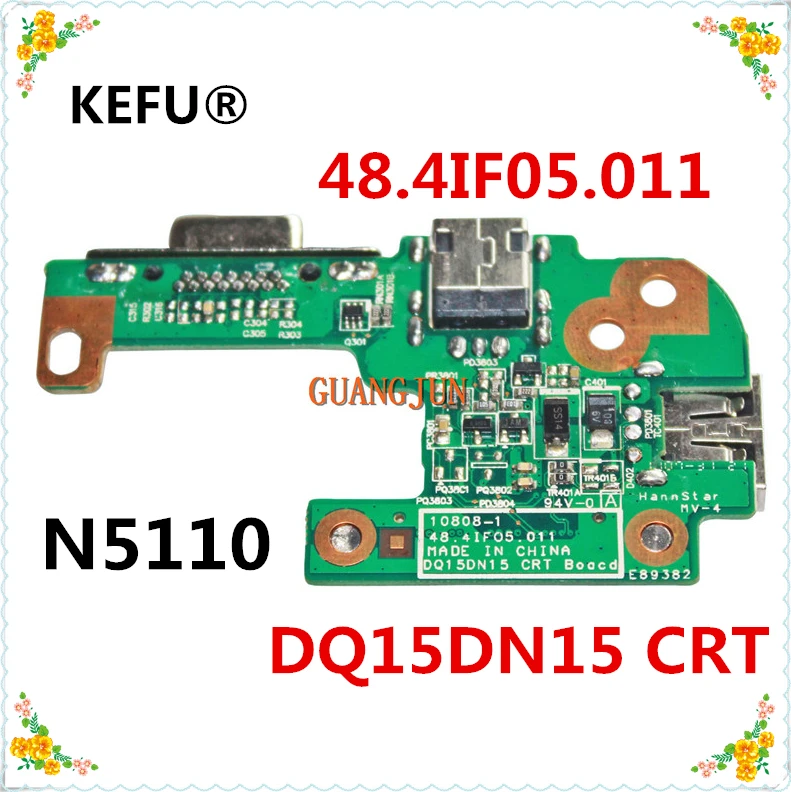 KEFU 3 шт./лот для DELL 48 4if05. 011 10808-1 N5110 DQ15DN15 CRT разъем переменного/постоянного тока