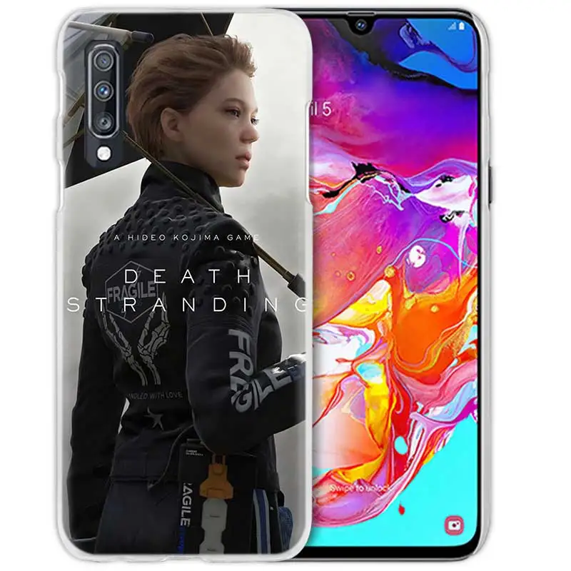 01 Death Stranding чехол для samsung Galaxy A50 A70 A20e A40 A30 A20 A10 A8 A6 плюс A9 A7 жестркий Прозрачный поликарбонатный чехол-портмоне для телефона чехол - Цвет: 01