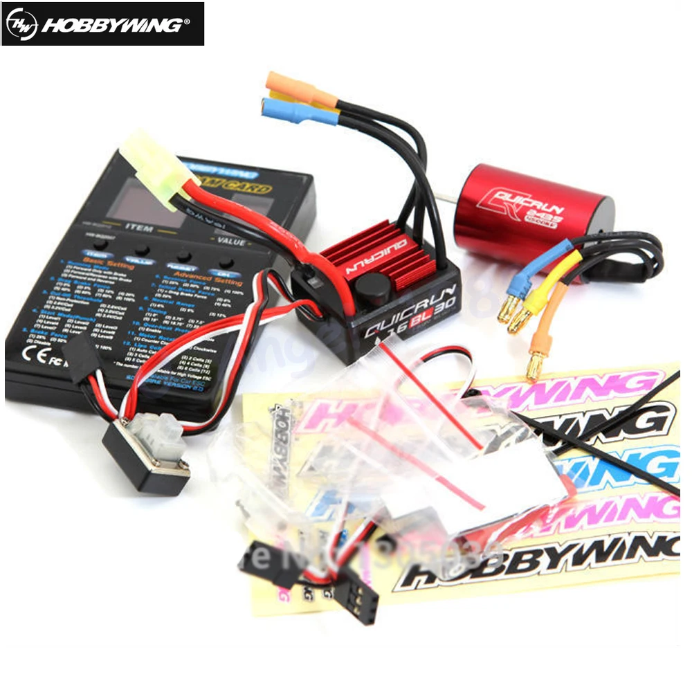 Безсенсорный бесщеточный 30A ESC + двигатель kv4500 программная карта для автомобиля