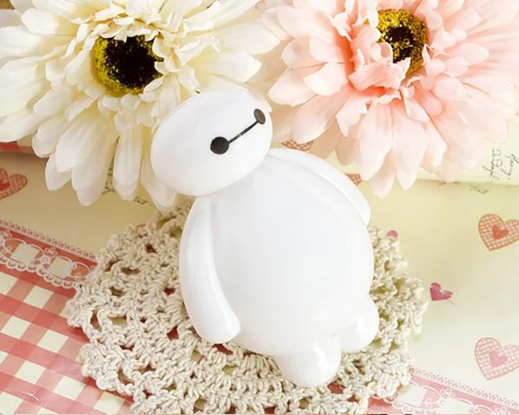 Новинка ночник большой герой Baymax 3 w luminaria белый зеленый желтый цвет лава лампа для детской комнаты; декор luminaria de mesa
