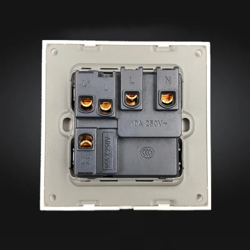 Настенная розетка с 2 отверстиями универсальная Европейского/американского